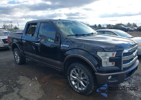 2017 Ford F-150 Lariat из США, поврежденный, VIN 1FTEW1EF8HFC12645